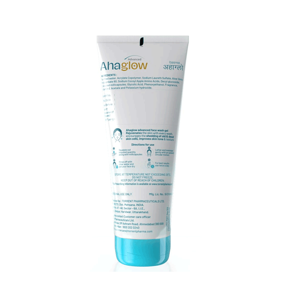 Ahaglow Face Wash Gel, 100gm