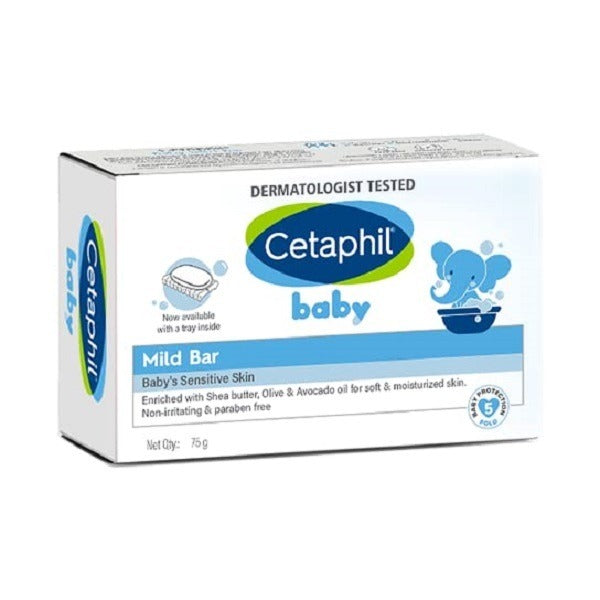 Cetaphil Baby Mild Bar, 75g (Pack of 3)