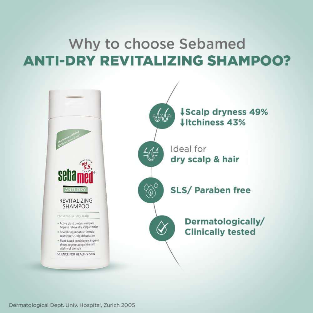 Sebamed Anti-Dry Revitalizing Shampoo, 200ml