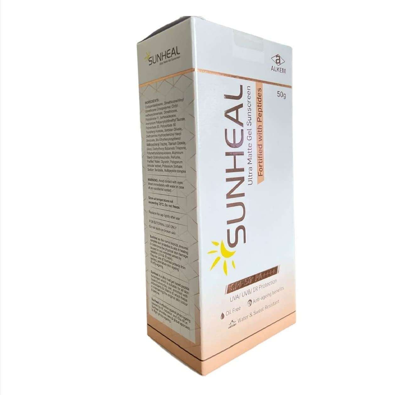 Sunheal SPF 50+ PA++++ UVA/UVB Ultra Matte Gel Sunscreen, 50gm