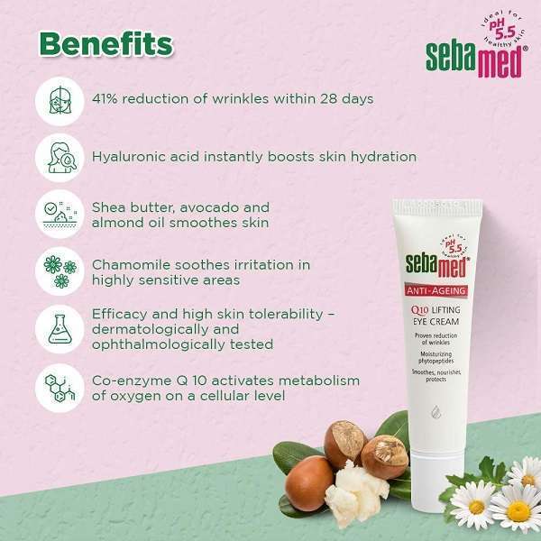 Sebamed Anti-Ageing Q10 Lifting Eye Cream, 15 ml