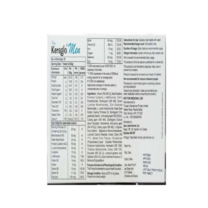 Keraglo Men 10 tab (PACK OF 3STRIP)