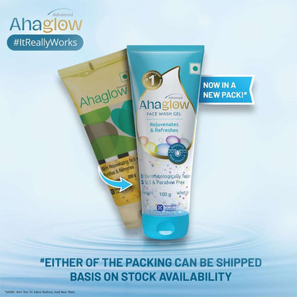 Ahaglow Face Wash Gel, 100gm