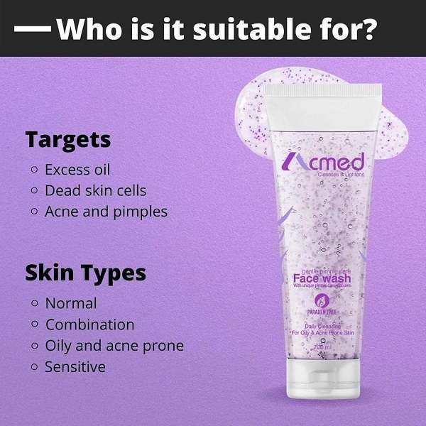 Acmed Gentle Pimple Care Face Wash, 70gm (Pack of 3)