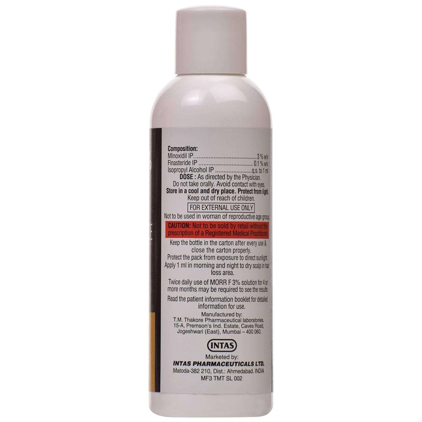 Morr F 3% Topical Solution 60 ml