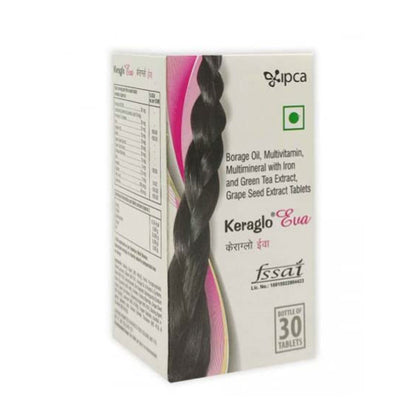 Keraglo Eva Bottle Of 30 Tablets For Woman (New Pack)