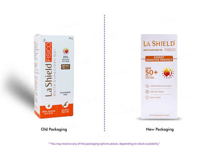 Lashield Fisico SPF 50 Sunscreen Gel,(new pack) 50g