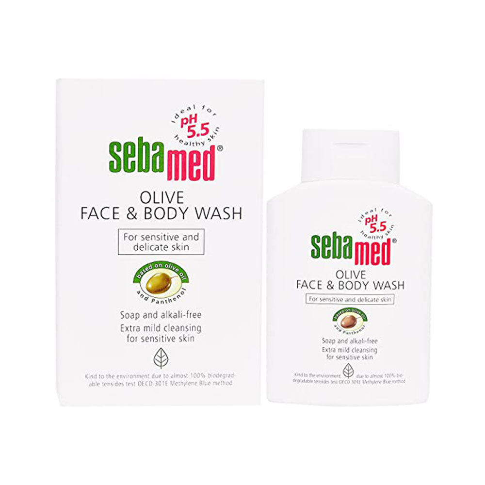 Sebamed Olive face &amp; body wash, 200ml