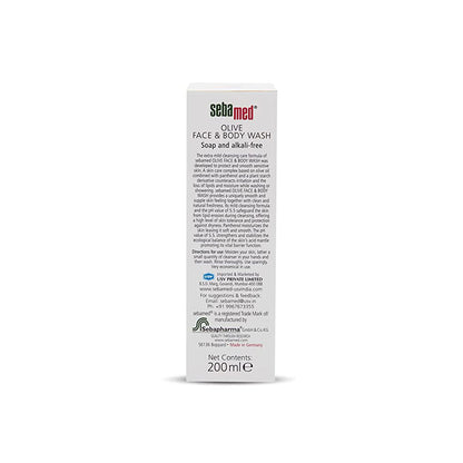 Sebamed Olive face &amp; body wash, 200ml