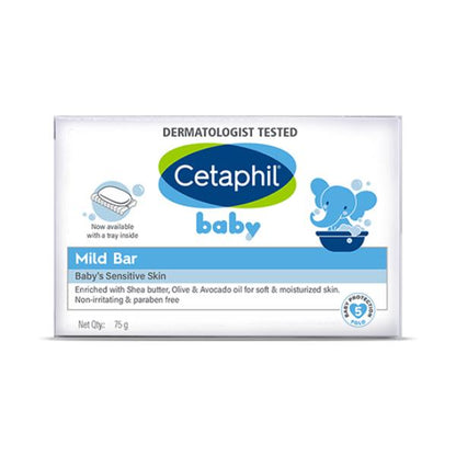 Cetaphil Baby Mild Bar, 75g (Pack of 3)