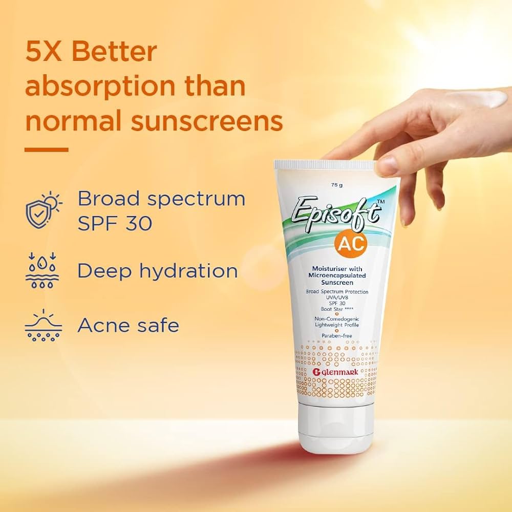 Episoft AC Sunscreen Cream, 75gm