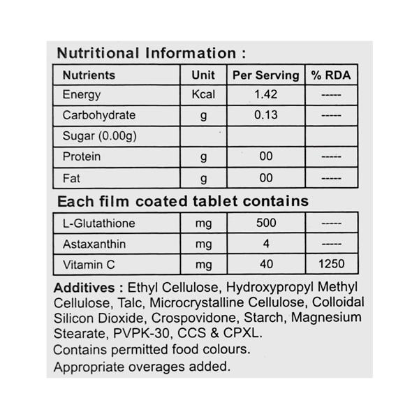 Glutat Glutathione  (10 tabs)