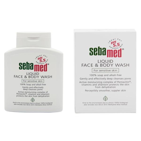 Sebamed Liquid Face &amp; Body Wash, 200ml