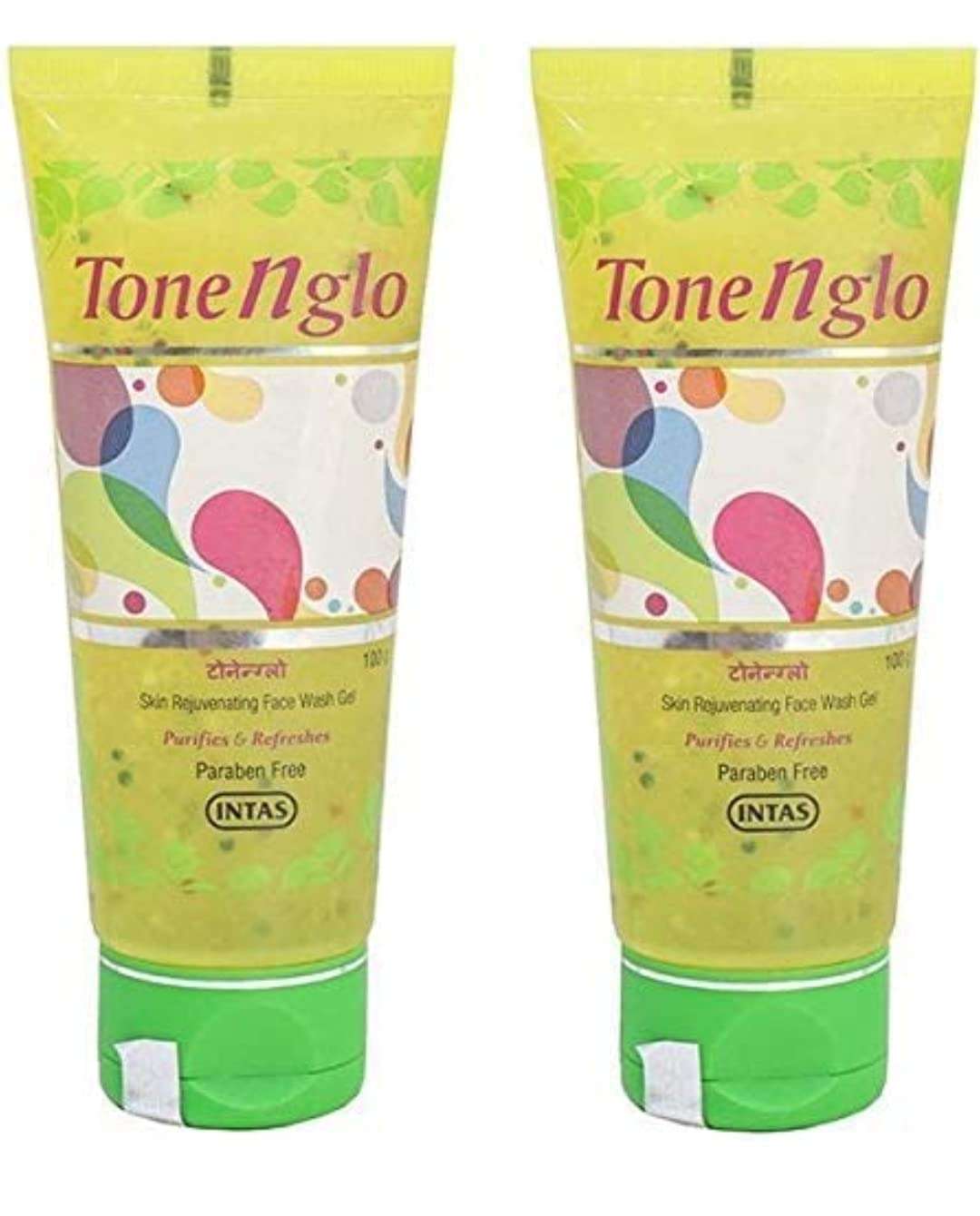 Tone N Glo Skin Rejuvenating Face Wash Gel, 100 gm(Pack of 2)